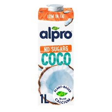 Alpro 알프로 코코넛 노슈가 롱 라이프 드링크, 4개, 1L