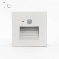 LED 센서 발목등 3W 매입등 방수 계단 스텝등, 화이트, 1개, 화이트