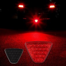 테일 램프 후미등 스트로브 F1 LED 브레이크 파일럿 조명 자동차 오토바이 자동 경고 후진 정지 안전, 1)As Shown black shell