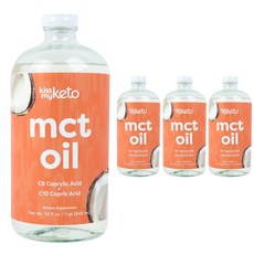 KISS MY KETO C8+C10 MCT中鏈油, 4瓶, 946ml