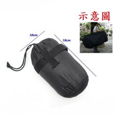 羽量300g套入式自行車裝車袋，適用公路車700C及26吋，輕便攜帶，簡易安裝, 1個, 黑色