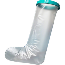 복나이트 다리 골절 깁스방수커버 다리커 깁스 커버 기브스방수커버 통깁스샤워, 흰색, 1개