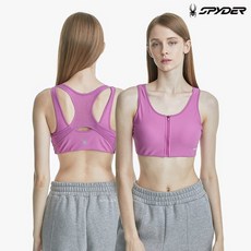스파이더 여성 러닝 프로웹 프론트 집 브라탑 SPGFCNBR281WPNK FWS719 FFF819