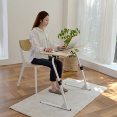 각도 높이 조절 소파 침대 책상 독서 노트북 책상 rkr+5004cq, 블랙