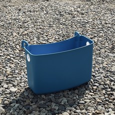 다용도 청소 바스켓 고리형 바구니 수납 정리 청통 걸리미, 블루, 1개