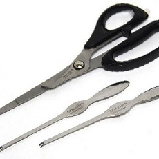 해산물 게 껍질 분해 가위 집게 세트 스테인리스 날 갑각류 손질 요리 준비 도구, 1개