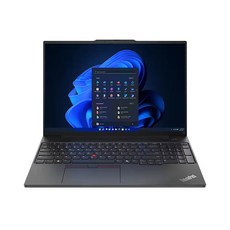 [당일출고 안전포장] 레노버 씽크패드 16 노트북 E16 Gen2 Ultra5-125H 16GB 512GB FD 400nit 1.7kg (21MA006KKD), 21MA006KKD, WIN11 Home, 블랙
