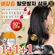 1+1 중국탈모 샴푸 모발 케어 샴푸 두피케어샴푸 탈모샴푸 생강즙 탈모방지, [1+1]500ml, 500ml