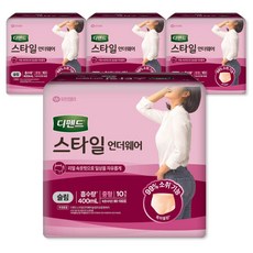 디펜드 스타일 언더웨어 여성 슬림 중형 10개 * 4, 10개입, 4세트