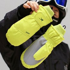 남녀공용 겨울 방한 벙어리 방수 방풍 스키 보드 장갑, 1개, EN자이시스7767손모아터치장갑(퍼플)