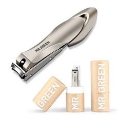 MR GREEN 독일 미스터그린 손톱깎이 세트 MR1111 MR1112 미친 절삭력 발톱깎이, 1개, 1112p(대형+샤이너증정)