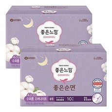 좋은느낌 좋은순면 42cm 수퍼롱, 슈퍼롱, 10개입, 2개