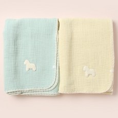 에뜨와 슬린모달거즈담요 07O084904 싸개 블랭킷 츨산선물 2990352, 민트