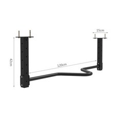 천장형 실내 턱걸이 철봉 풀업바 홈트 벽걸이 운동기구 수평바 평행봉 홈짐, D. K155-10 (큰 죄수) 강철 모델