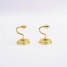 심플 합금 스몰 S 후크 U자형 후크 커튼 후크 액세서리 벽 후크 벽 후크, 골드(한 개당 가격), 1개