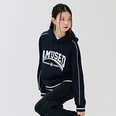 체이스컬트 W 파이핑 후드 티
