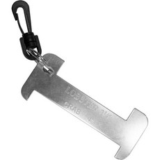 스쿠버 초이스 5인치 알루미늄 게와 랍스터 게이지 클립 - 캘리포니아용 내구성 다이빙 도구 3-1/4인치 및 크랩 4인치 컴팩트 블랙/그레이 디자인, 5"