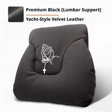 차량 헤드레스트 허리 베개 목 보호대 통기성 사계절 시트 인테리어 세트 쿠션 크리에이티브 모드, 1_Waist support