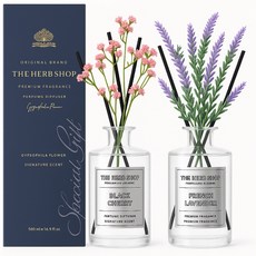 더허브샵 프리미엄 안개꽃 대용량 디퓨저 선물세트, 1개, 500ml, 아카시아 모링가