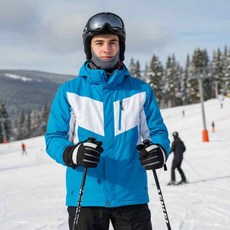 스마트폰터치 스키장갑 미끄럼방지 손목밴딩 남녀 겨울, LW7706스키장갑(여성그레이), LW7706스키장갑(여성그레이), 1개