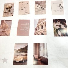 감성 레트로 풍경 사진 엽서 세트 편지지 카드 인테리어 소품 벽 장식 데코, 상세페이지 참조