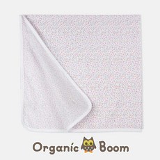 [오가닉붐]인증받은 진짜 오가닉 태열방지 무형광 티니플라워 코튼메쉬 유기농 여름 출산 속싸개 속싸보