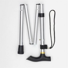 탑워크 길이조절 노인지팡이 실버 효도지팡이 접이식, 상세 참조