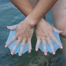 수영 손갈퀴 물놀이 오리발 아쿠아 바다 수영장, L 좌우한쌍