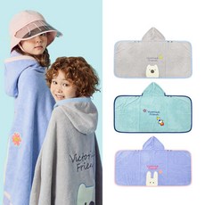 Victoria&Friends [兒童沙灘浴袍] 加厚Witty Bamboo沙灘巾