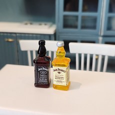 미니어쳐 잭다니엘양주병모형2p 돌하우스장식소품