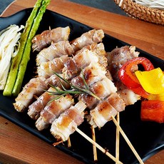 삼겹팽이말이꼬치 5꼬치+데리야끼소스 120g, 1개