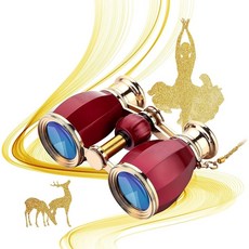 오페라 글라스 쌍안경 4x30mm 극장 콘서트 연극 스포츠 관람 하이킹 등산 야외, Red