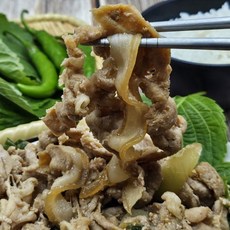 국내산 흑돼지 간장 불고기, 2개, 1kg