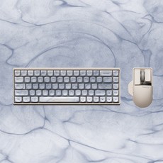 Lofree 洛斐 漣漪 三模機械鍵盤 無線藍牙鍵盤 平板電腦鍵盤 高顏值 臺灣72H髮貨, 漣漪主題鍵盤68鍵+小翹鼠標 （鍵帽自裝