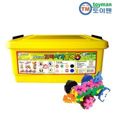 토이맨 뉴꼬마 사각블럭5 일반형 196p, 혼합색상, 1세트