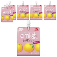 AJINOMOTO 味之素 aminoVITAL ami活 胺基酸果凍飲 晨之葡萄柚味, 6個, 180g