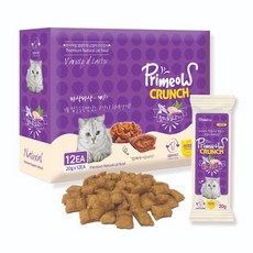 CY요셉트레이딩 프리미요 크런치 고양이간식, 참치&닭고기, 240g, 1개