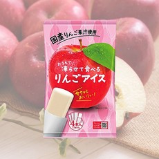 집에서 얼려 먹는 사과 아이스, 4개, 70g