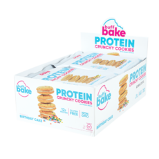buff bake 蛋白質鬆脆餅乾, 生日蛋糕, 8件