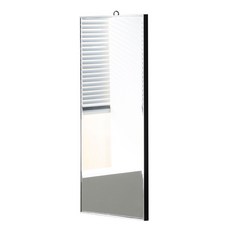 파로마 리얼 벽걸이거울 (대) 노프레임거울 튼튼한거울, 블랙, 블랙