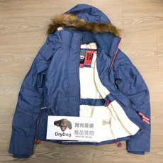 Superdry 極度乾燥 Attacker 女款 牛仔藍 風衣 外套, 1個