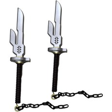 담도스 할로윈 소품 24인치 호시구로 코스프레용 검 토우지 역창용 2PCS 후시오구로 천상의 의상 생일 선물 세트