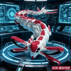 서브노티카 리퍼 레비아탄 몬스터 정교한 3D 프린팅 관절 피규어 데스크 장식, 1개