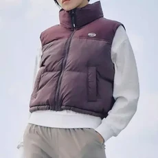 여성 무브 가로 퀼팅 크롭 베스트 PHE4VP2710 1486117