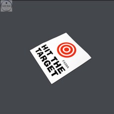 룩꾼디자인 변기 조준 스티커 재미있는스티커, 1개