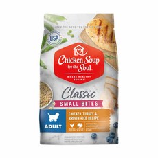 心靈雞湯 狗飼料 經典全穀小型成犬雞肉火雞肉 13.5磅, 6kg, 1個, 雞肉+火雞