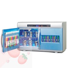 SB 어린이집 칫솔소독기 컵소독기 24인용 칫솔살균기, 핑크색