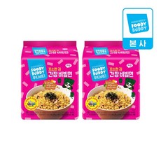 푸디버디 간장비빔면 4개 x 2개 (86g*8개)