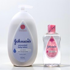 존슨즈베이비 로션 화이트 500ml + 오일 125ml, 1세트