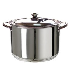 深型高鍋 湯鍋 深型湯鍋 高鍋 不銹鋼鍋子 料理鍋 滷鍋 魯鍋, 不鏽鋼, 1個, 22cm